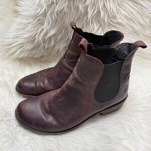 Fly London Burgundy Ankle Boots